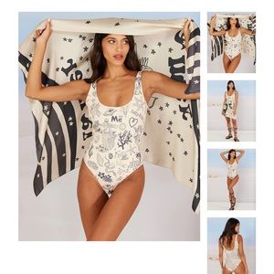 NWT Me369 Mermaid one piece swimsuit | Size L